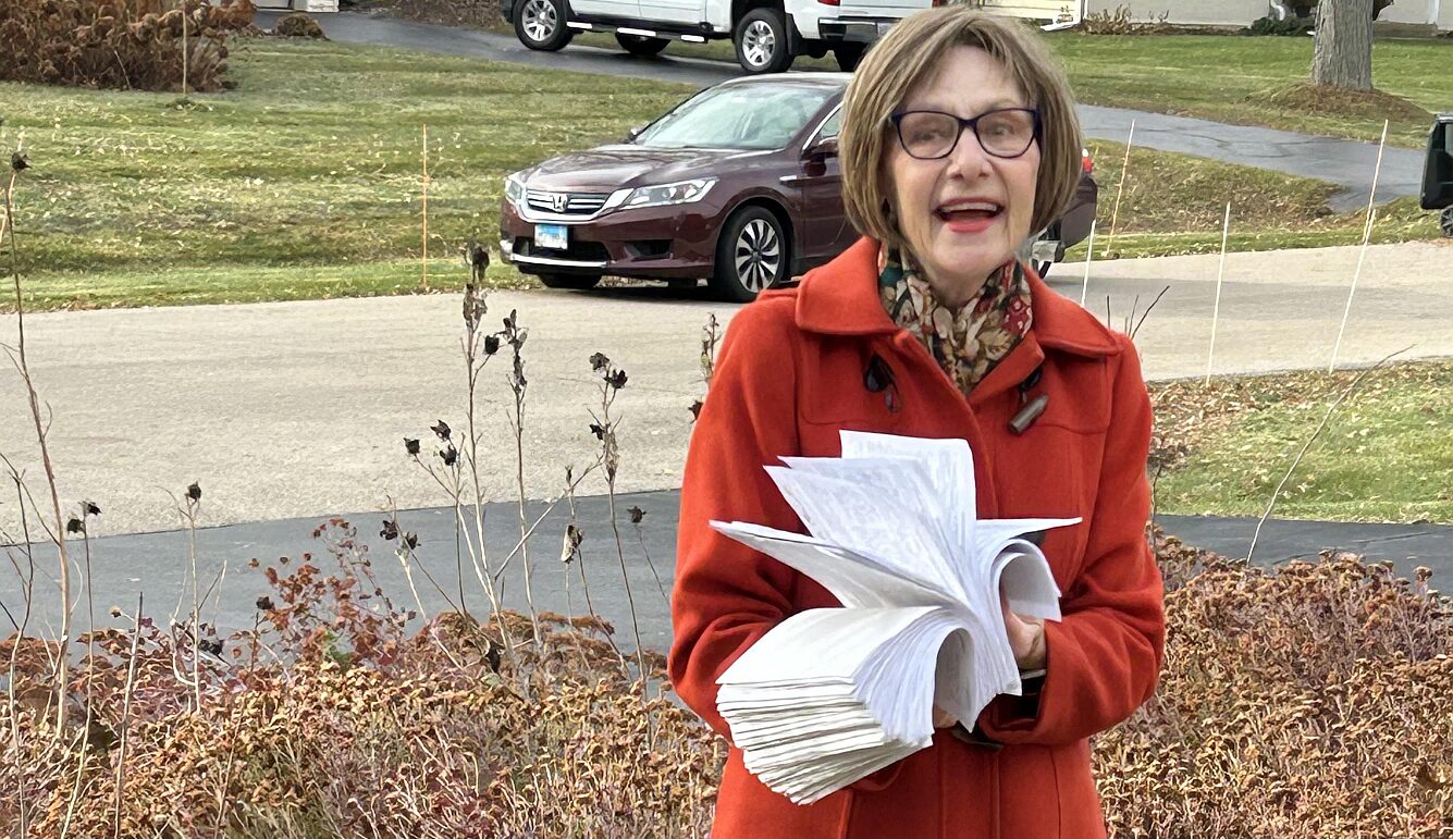 Linda collected 1500 petition signatures to get on the ballot