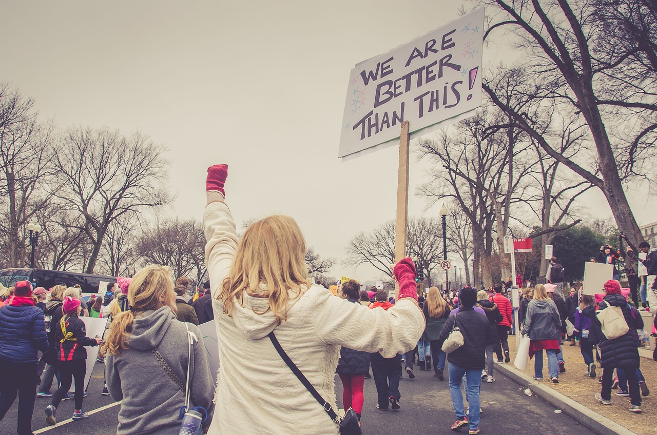 We are better than this- a protest for women's rights