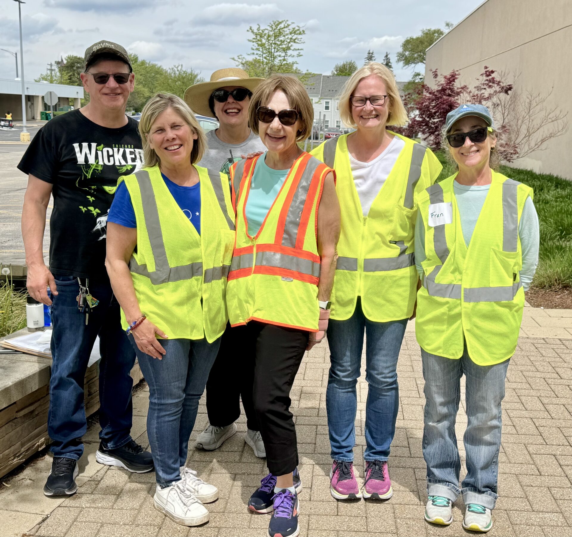 Linda Robertson joins volunteers at May 4, 2024 Kane County Recycle Event
