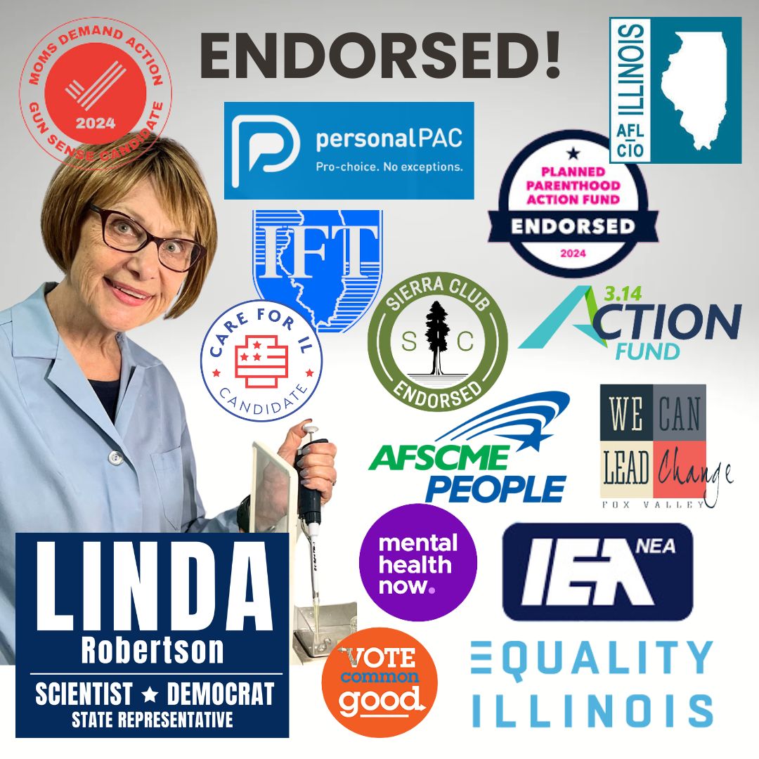 linda robertson endorsements collage