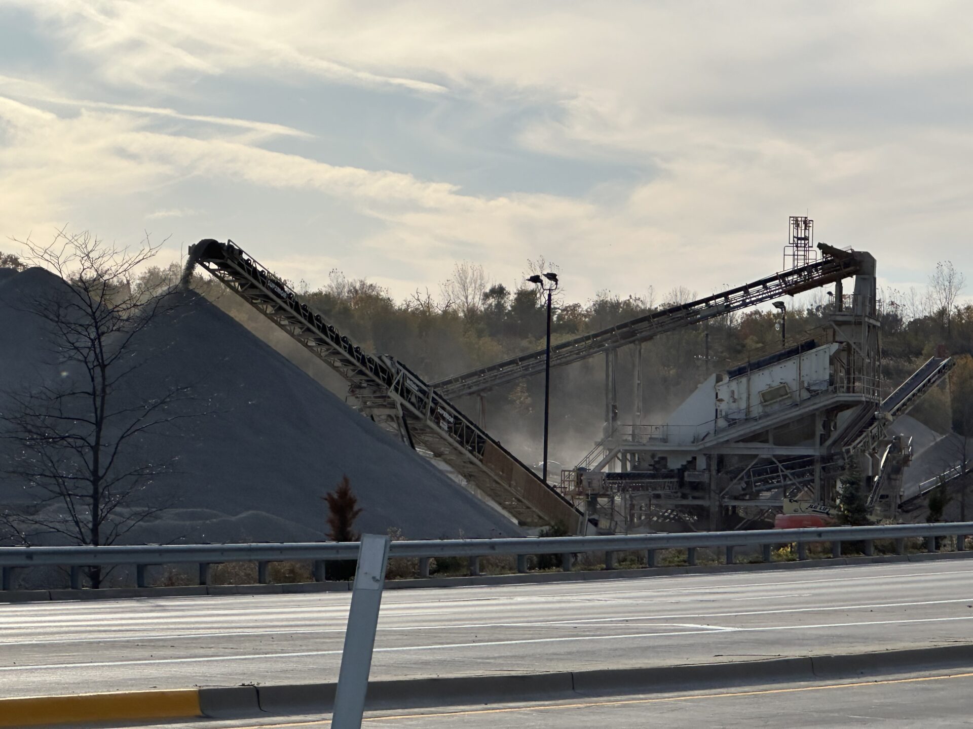 Quarry dust in Village of South Elgin